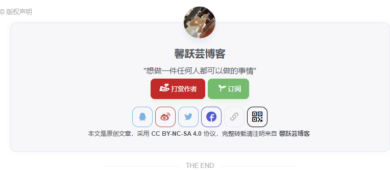 子比主题美化-文章底部版权声明仿张洪Heo样式-免费提供建站资源南京易付通(资源网)