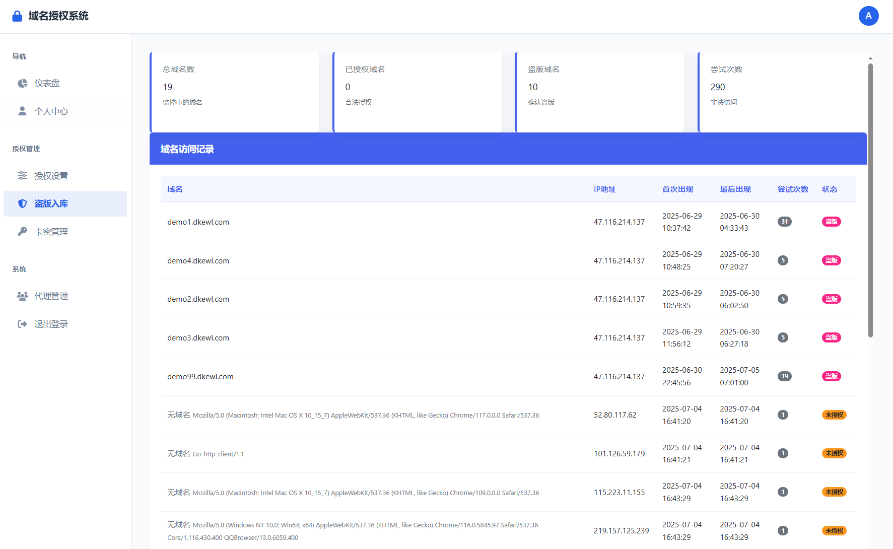 域名授权验证系统源码 v1.2开源版-免费提供建站资源南京易付通（资源网）